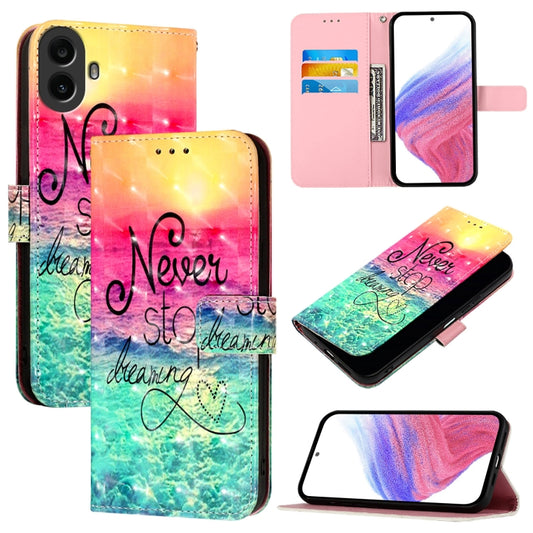 For Nothing CMF Phone 1 3D Painting Horizontal Flip Leather Phone Case(Chasing Dreams) - Nothing Cases by buy2fix | Online Shopping UK | buy2fix