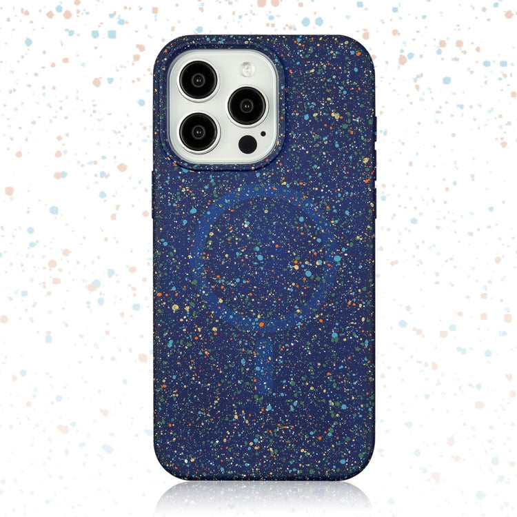 For iPhone 15 Pro Colorful Frosted Magsafe PC Hybrid TPU Phone Case(Blue) - iPhone 15 Pro Cases by buy2fix | Online Shopping UK | buy2fix