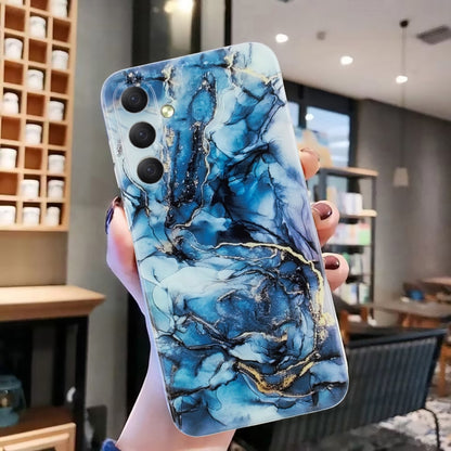 For Samsung Galaxy A25 IMD Marble Pattern TPU Phone Case(Grey) - Galaxy Phone Cases by buy2fix | Online Shopping UK | buy2fix