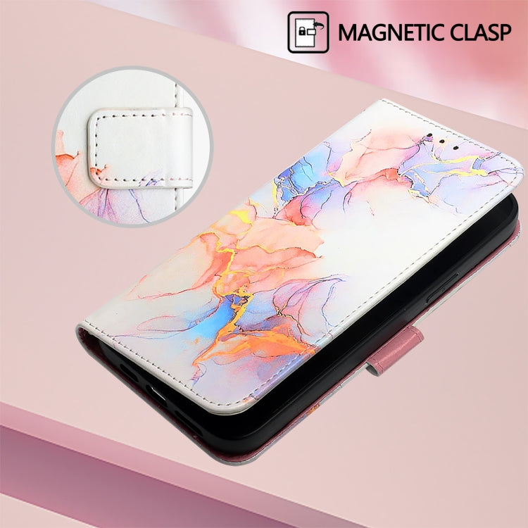 For Nothing CMF Phone 1 PT003 Marble Pattern Flip Leather Phone Case(Galaxy Marble White) - Nothing Cases by buy2fix | Online Shopping UK | buy2fix