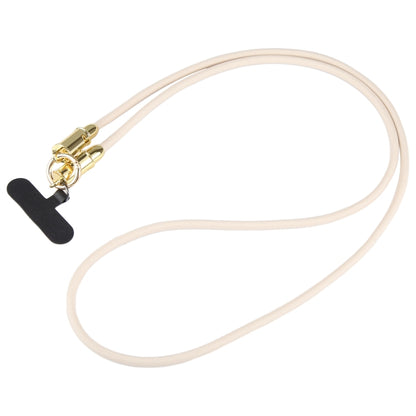 Type-C to Type-C Braid Data Cable Phone Anti-lost Crossbody Lanyard, Length: 1.2m(Khaki) by buy2fix
