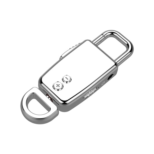 JNN S20 Zinc Alloy Keychain Voice Recorder, Memory:8GB(Silver) by JNN