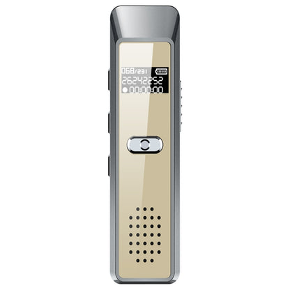 JNN Q7 Mini Portable Voice Recorder with OLED Screen, Memory:4GB(Grey+Gold) - Recording Pen by JNN | Online Shopping UK | buy2fix