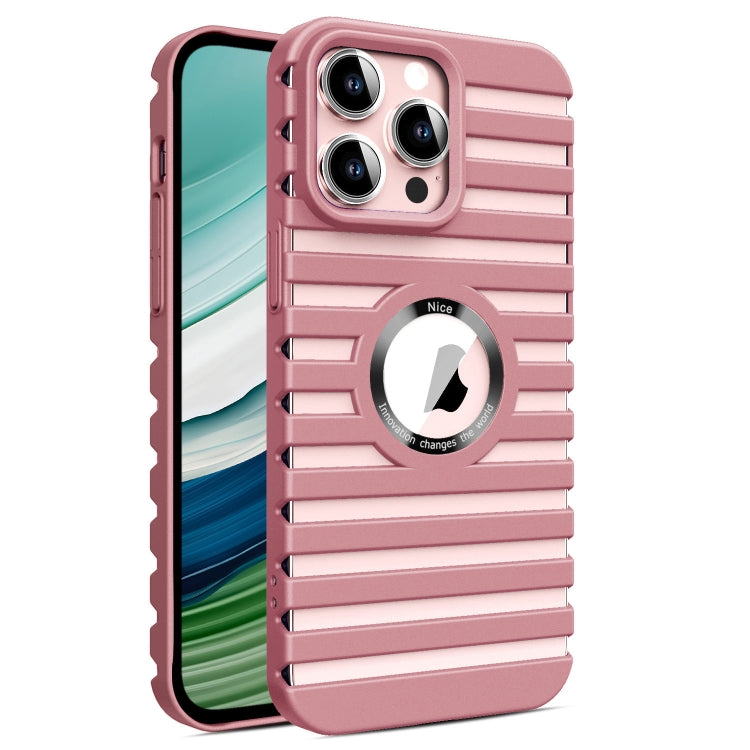 For iPhone 15 Pro Hollow Heat Dissipation MagSafe Magnetic PC Phone Case(Pink) - iPhone 15 Pro Cases by buy2fix | Online Shopping UK | buy2fix