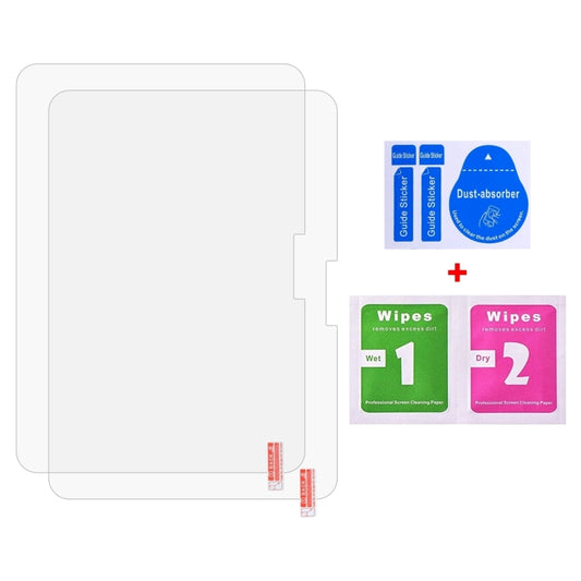 For iPad Pro 11 2025 / 2024 2pcs 0.26mm 9H 2.5D Explosion-proof Tempered Glass Film by buy2fix