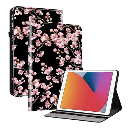 For iPad Air / Air 2 / 9.7 2017 / 2018 Crystal Texture Painted Leather Smart Tablet Case(Plum Bossom) - iPad 9.7 (2018) & (2017) Cases by buy2fix | Online Shopping UK | buy2fix
