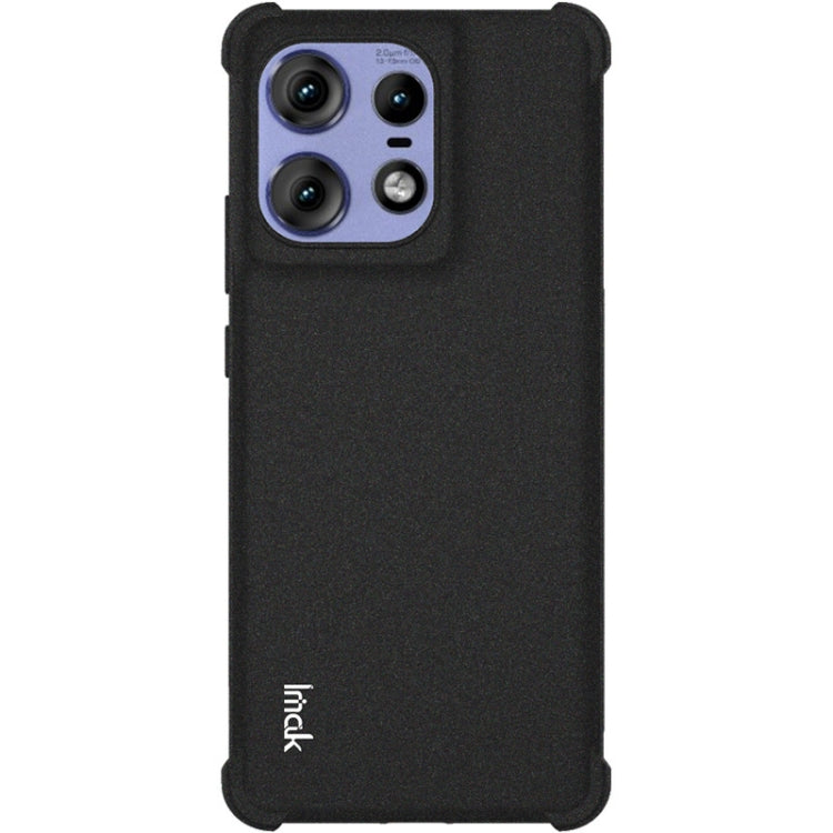 For Motorola Edge 50 Pro imak Shockproof Airbag TPU Phone Case(Matte Black) - Motorola Cases by imak | Online Shopping UK | buy2fix