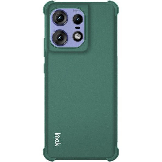 For Motorola Edge 50 Pro imak Shockproof Airbag TPU Phone Case(Matte Green) by imak