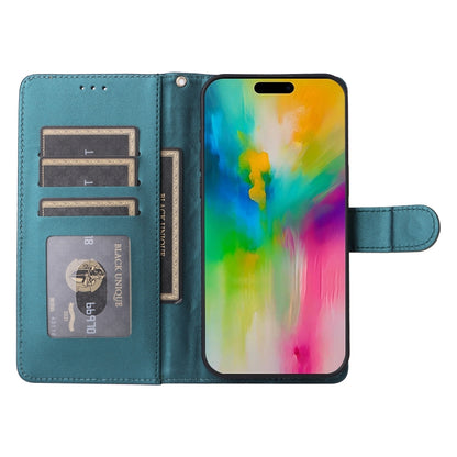 For iPhone 16 Diamond Lattice Leather Flip Phone Case(Green) by buy2fix