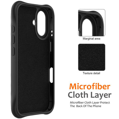 For iPhone 17 Wave Texture MagSafe Magnetic Liquid Silicone Phone Case(Black) - iPhone 17 Cases by buy2fix | Online Shopping UK | buy2fix