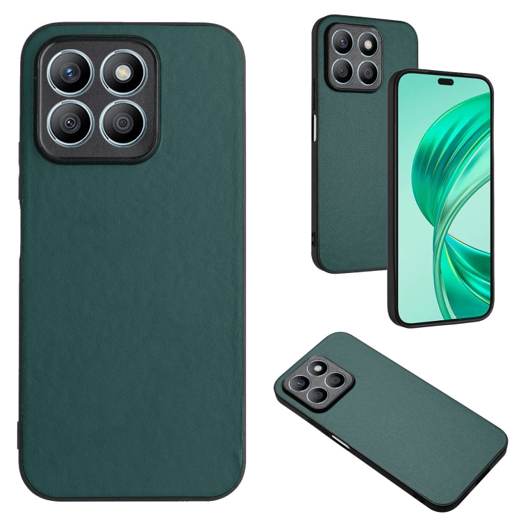 For Honor X8b 4G Global R20 Leather Pattern Phone Single Case(Green) - Honor Cases by buy2fix | Online Shopping UK | buy2fix