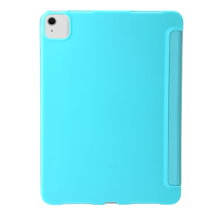 For iPad Air 11 2024 TPU Deformation Flip Leather Tablet Case with Holder(Mint Blue) - iPad Air 11 2024 Cases by buy2fix | Online Shopping UK | buy2fix