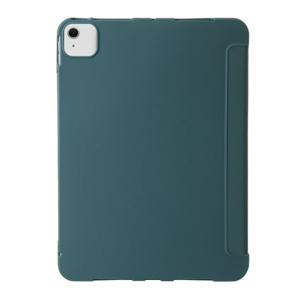 For iPad Air 13 2024 TPU Deformation Flip Leather Tablet Case with Holder(Dark Green) - iPad Air 13 2024 Cases by buy2fix | Online Shopping UK | buy2fix