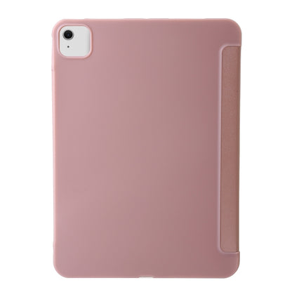 For iPad Air 13 2024 TPU Deformation Flip Leather Tablet Case with Holder(Rose Gold) - iPad Air 13 2024 Cases by buy2fix | Online Shopping UK | buy2fix