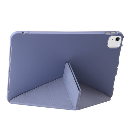 For iPad Air 13 2025 / 2024 TPU Deformation Flip Leather Tablet Case with Holder(Purple) - iPad Air 13 2025 / 2024 Cases by buy2fix | Online Shopping UK | buy2fix