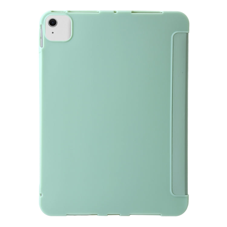 For iPad Air 13 2024 TPU Deformation Flip Leather Tablet Case with Holder(Mint Green) - iPad Air 13 2024 Cases by buy2fix | Online Shopping UK | buy2fix