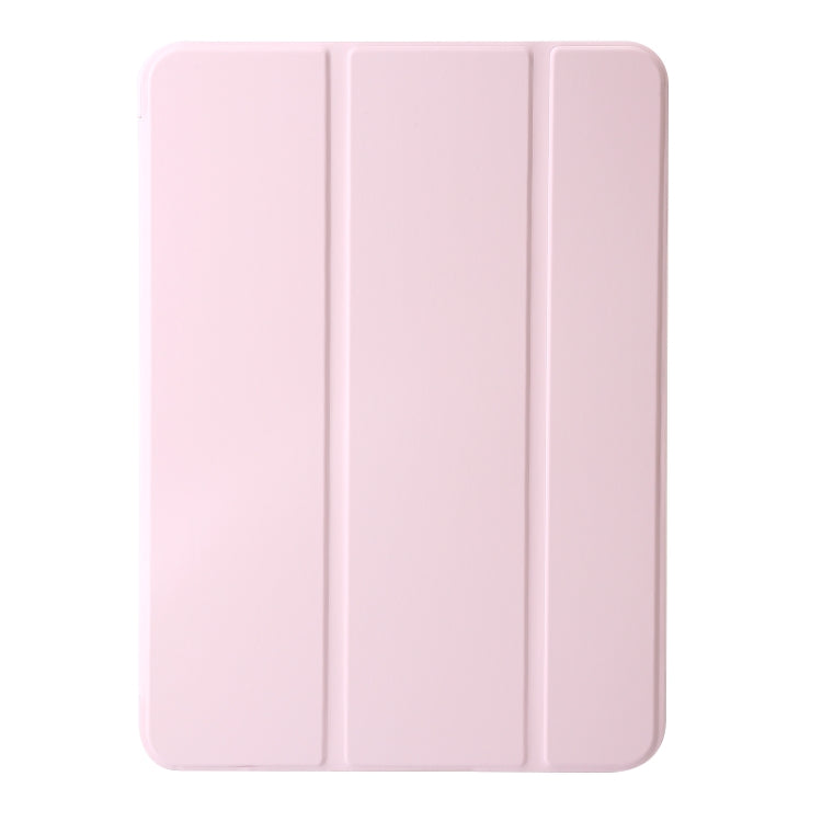 For iPad Pro 13 2024 Three-fold Holder Flip Tablet Leather Case(Light Pink) - iPad Pro 13 2024 Cases by buy2fix | Online Shopping UK | buy2fix