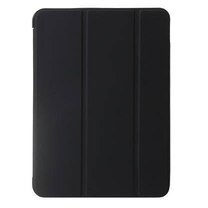 For iPad Pro 11 2025 / 2024 Three-fold Holder Flip Tablet Leather Case(Black) by buy2fix