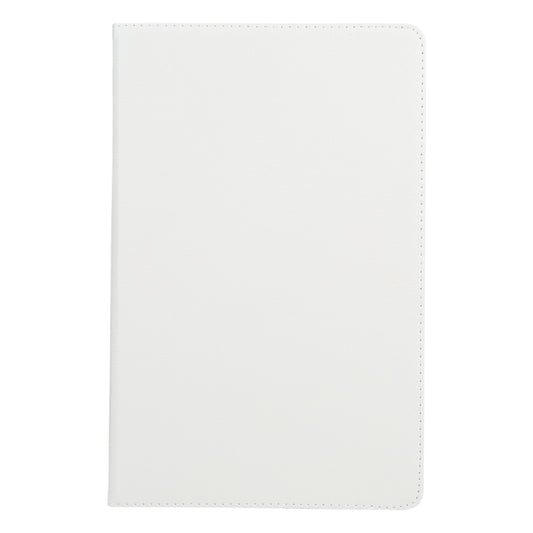 For iPad Pro 13 2025 / 2024 360 Degree Rotation Litchi Texture Leather Tablet Case with Holder(White) by buy2fix