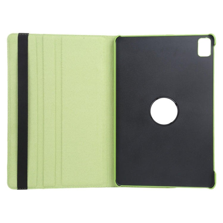 For iPad Air 13 2024 360 Degree Rotation Litchi Texture Leather Tablet Case with Holder(Green) - iPad Air 13 2024 Cases by buy2fix | Online Shopping UK | buy2fix