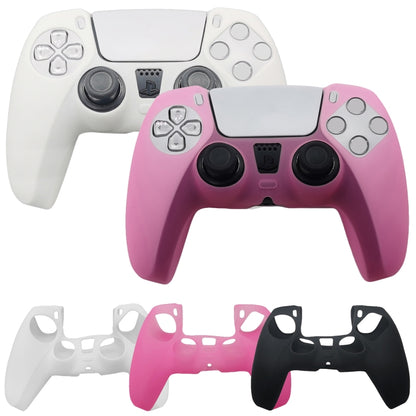 For Sony PS5 Silicone Gamepad Protective Case(Pink) - Cases by buy2fix | Online Shopping UK | buy2fix