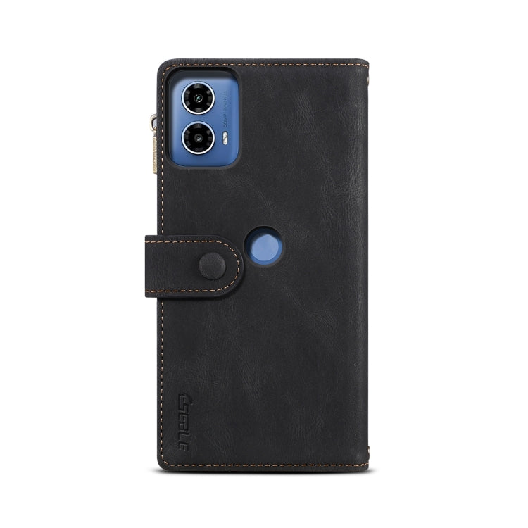 For Motorola Moto G34 ESEBLE Retro Frosted RFID Leather Phone Case(Black) - Motorola Cases by ESEBLE | Online Shopping UK | buy2fix