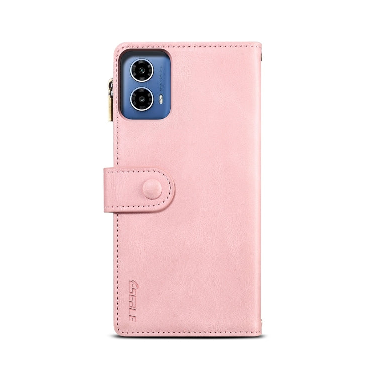 For Motorola Moto G35 ESEBLE Retro Frosted RFID Leather Phone Case(Rose Gold) - Motorola Cases by ESEBLE | Online Shopping UK | buy2fix