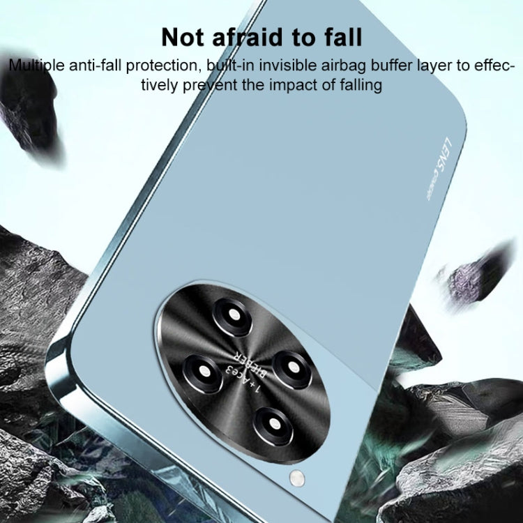 For OnePlus 11 AG Frosted Electroplating Acrylic Phone Case(Silver White) by buy2fix