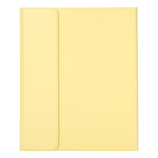 For Xiaomi Pad 5 / Pad 5 Pro 11 inch Wireless Bluetooth Keyboard Tablet Leather Case with Pen Slot(Yellow) by buy2fix