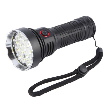 W5201-1 19 LEDs 3200LM Super Bright Rechargeable Flashlight(Black) - LED Flashlight by buy2fix | Online Shopping UK | buy2fix