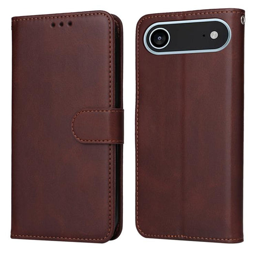 For iPhone Air Classic Calf Texture Flip Leather Phone Case(Brown) - iPhone Air Cases by buy2fix | Online Shopping UK | buy2fix