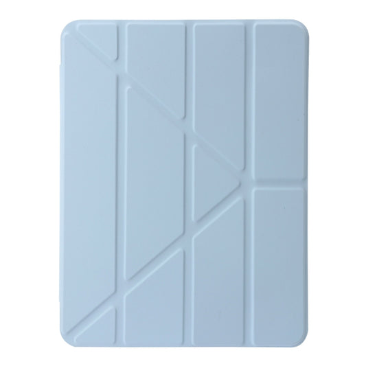 For iPad Air 11 2025 / 2024 Clear Acrylic Deformation Leather Tablet Case(Ice Blue) by buy2fix