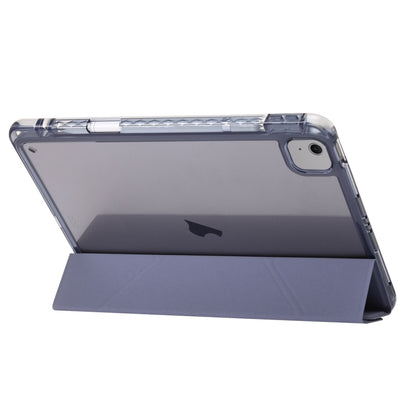 For iPad Pro 13 2024 Clear Acrylic Deformation Leather Tablet Case(Dark Green) - iPad Pro 13 2024 Cases by buy2fix | Online Shopping UK | buy2fix