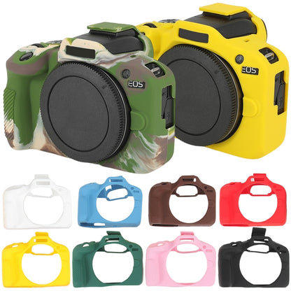 For Canon EOS R100 Glossy Soft Silicone Protective Case(Camouflage) - Protective Case by buy2fix | Online Shopping UK | buy2fix