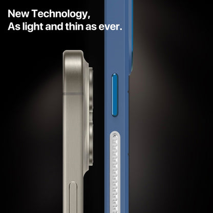 For iPhone 14 Plus Cooling Armor Translucent Mesh Breathable Phone Case(Black) by buy2fix