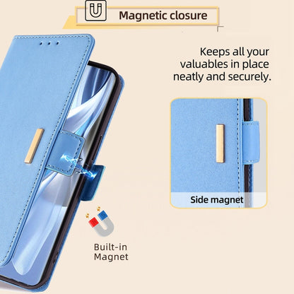 For Xiaomi Redmi K70 5G / K70 Pro 5G Crossbody Chain Leather Phone Case(Blue) - K70 Pro Cases by buy2fix | Online Shopping UK | buy2fix