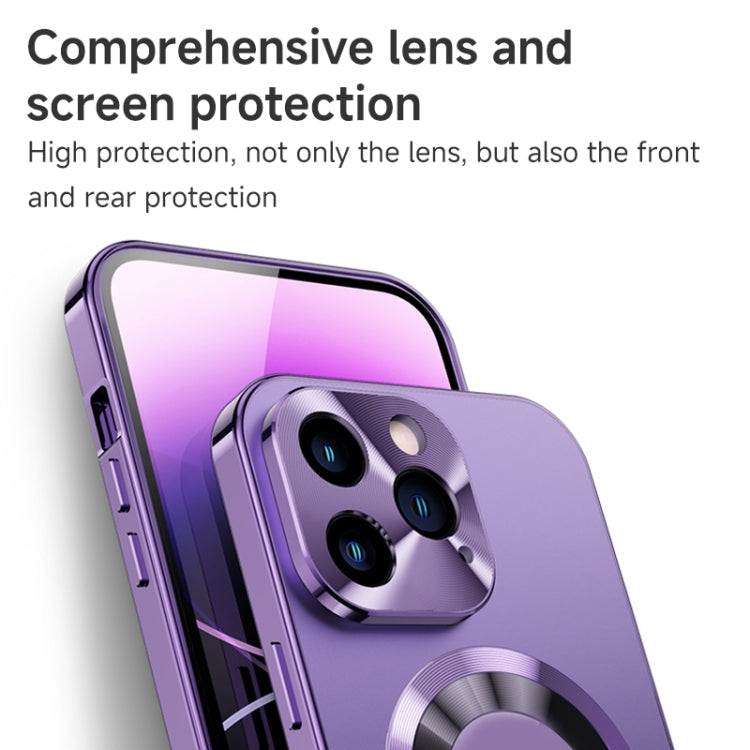 For iPhone 15 Pro Magnetic HD Tempered Glass Phone Case(Black) - iPhone 15 Pro Cases by buy2fix | Online Shopping UK | buy2fix