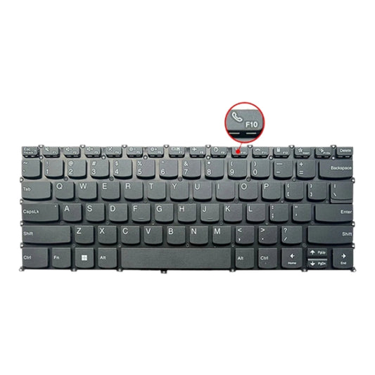 For Lenovo IdeaPad 5 / Yoga Slim 7 Pro US Version Laptop Backlight Keyboard, F10 Key with Phone Icon(Black) by buy2fix