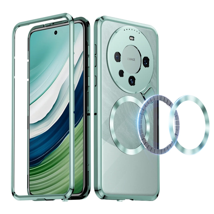 For Huawei Mate 60 Aromatherapy Holder Single-sided MagSafe Magnetic Phone Case(Green) - Huawei Cases by buy2fix | Online Shopping UK | buy2fix
