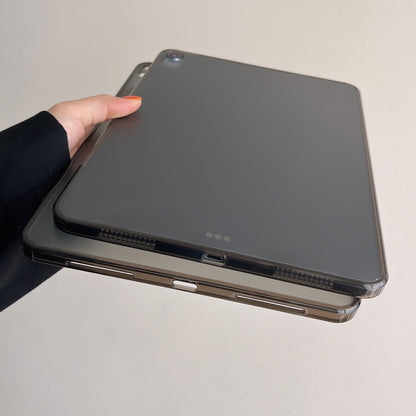 For iPad Air 11 2025 / 2024 Skin-feeling Crystal Clear Acrylic Tablet Case(Black) by buy2fix