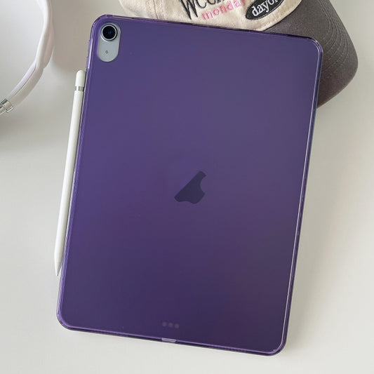 For iPad Air 11 2025 / 2024 Skin-feeling Crystal Clear Acrylic Tablet Case(Purple) by buy2fix