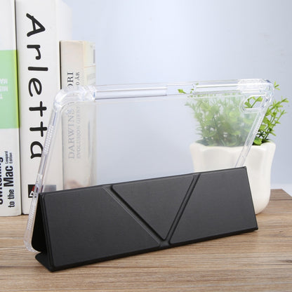 For iPad 10.2 2021 / 2020 / 2019 GEBEI Deformation Leather Tablet Case(Black) by GEBEI