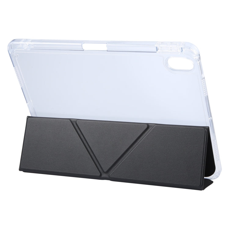 For iPad Pro 11 2024 GEBEI Deformation Leather Tablet Case(Black) - iPad Pro 11 2024 Cases by GEBEI | Online Shopping UK | buy2fix