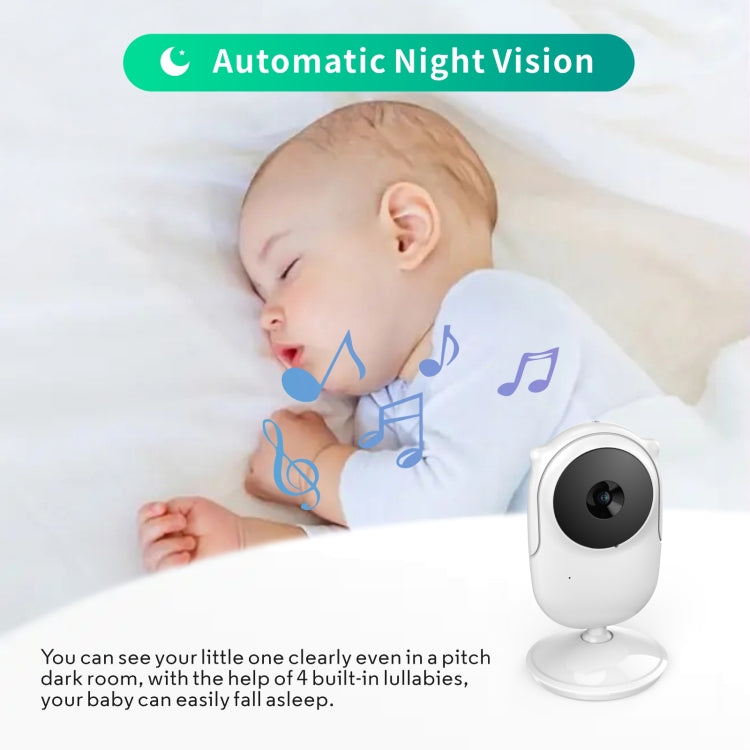 SM25 2.4 inch LCD Screen Baby Monitor Care Camera(EU Plug) - Baby Monitor by buy2fix | Online Shopping UK | buy2fix