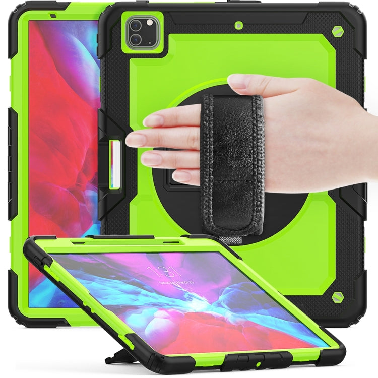 For iPad Pro 13 2024 Silicone + PC Tablet Protective Case(Yellow Green+Black) - iPad Pro 13 2024 Cases by buy2fix | Online Shopping UK | buy2fix