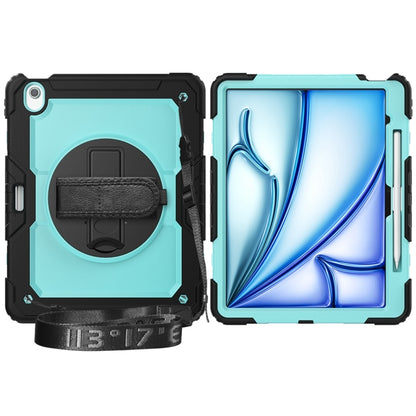 For iPad Air 13 2024 Silicone + PC Tablet Protective Case(Light Blue+Black) - iPad Air 13 2024 Cases by buy2fix | Online Shopping UK | buy2fix