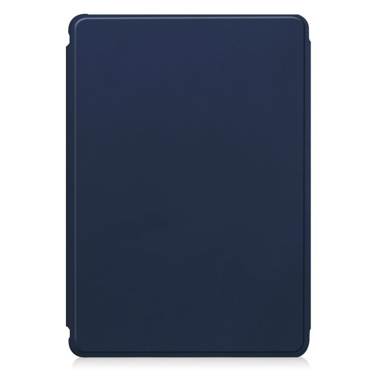 For iPad Pro 11 2024 Transparent Rotation Smart Leather Tablet Case with Keyboard(Dark Blue) - iPad Pro 11 2024 Cases by buy2fix | Online Shopping UK | buy2fix