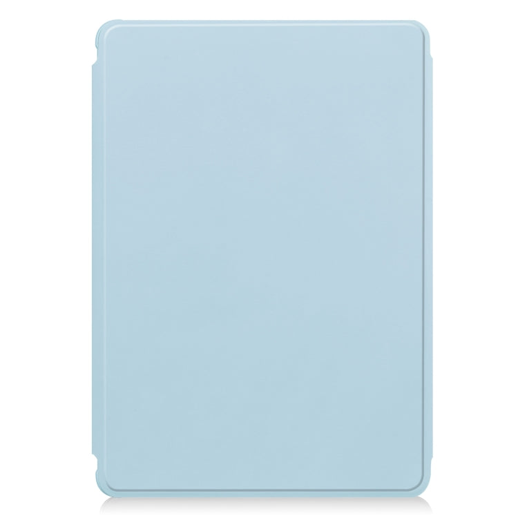 For iPad Air 13 2024 Transparent Rotation Smart Leather Tablet Case with Keyboard(Sky Blue) - iPad Air 13 2024 Cases by buy2fix | Online Shopping UK | buy2fix