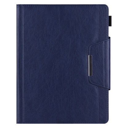 For iPad Pro 11 2024 Solid Color Metal Buckle Leather Smart Tablet Case(Royal Blue) - iPad Pro 11 2024 Cases by buy2fix | Online Shopping UK | buy2fix