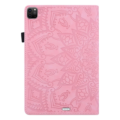 For iPad Pro 13 2024 Calf Texture Embossed Leather Tablet Case(Pink) - iPad Pro 13 2024 Cases by buy2fix | Online Shopping UK | buy2fix